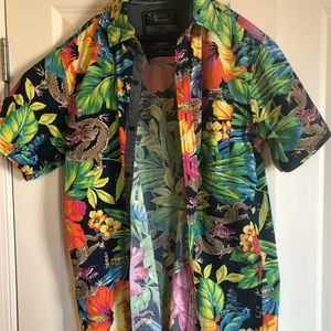 Tropical men Button Down XL